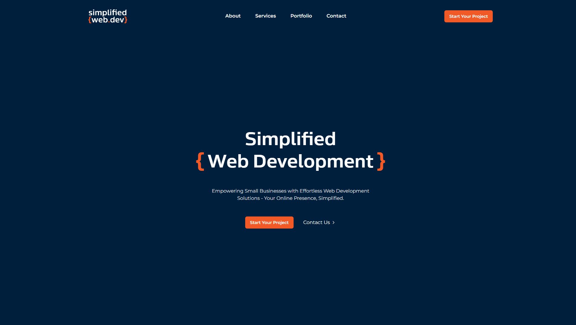 Simplified Web Dev